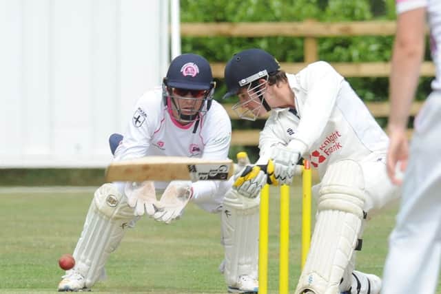 Jason Esser batting for Wisbech against Ketton at Pit Lane. Photo: David Lowndes.