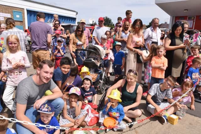 Dogsthorpe fire station annual open day. Visitors to the event EMN-170807-175328009