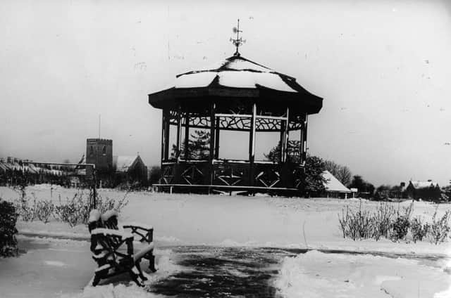 1900s Central Park bandstand