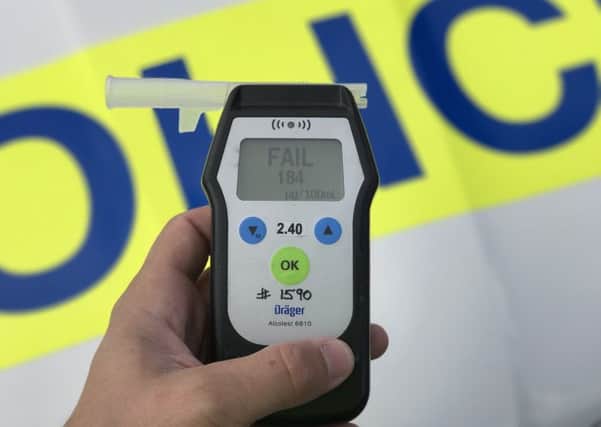 The breath test showing 5 times the legal drink drive limit