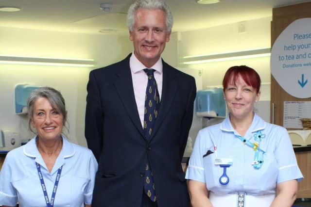 Chrissie Lakey, Richard Pemberton and Elaine Hobson