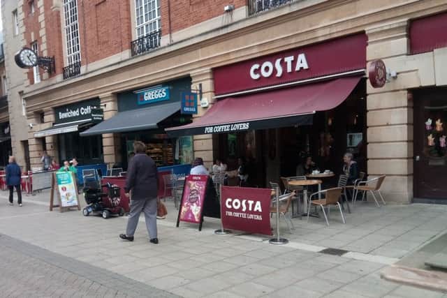 Costa Coffee in Bridge Street Peterborough