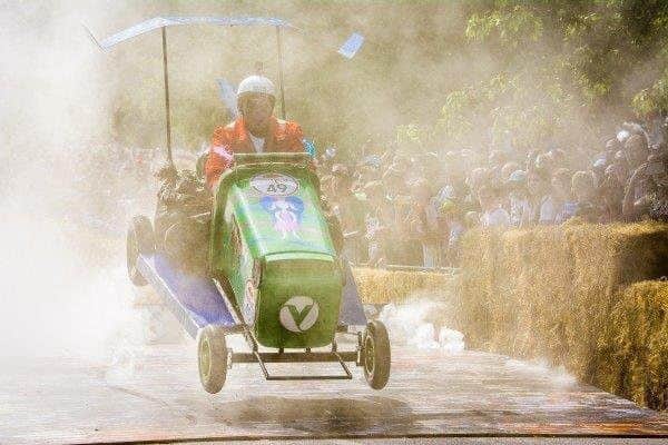 The team in action