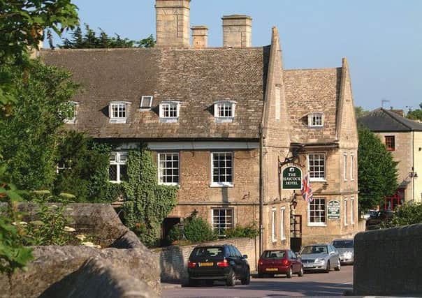 The Haycock Hotel, in Wansford.