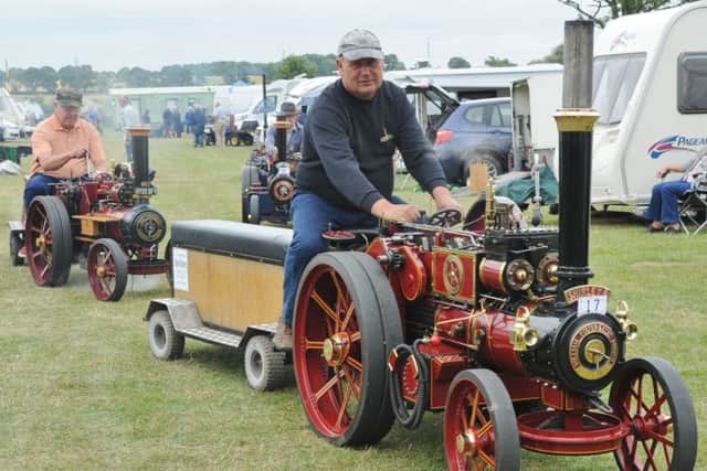 Sacrewell Steam 2017 hosted by Peterborough Society of Model Engineers. Traction engines being led by  Tony Baldwin EMN-170715-191437009