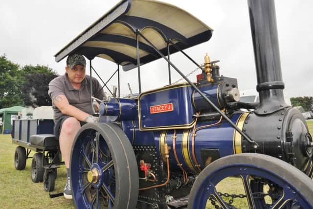 Sacrewell Steam 2017 hosted by Peterborough Society of Model Engineers. Norman Robertson and his traction engine EMN-170715-191511009