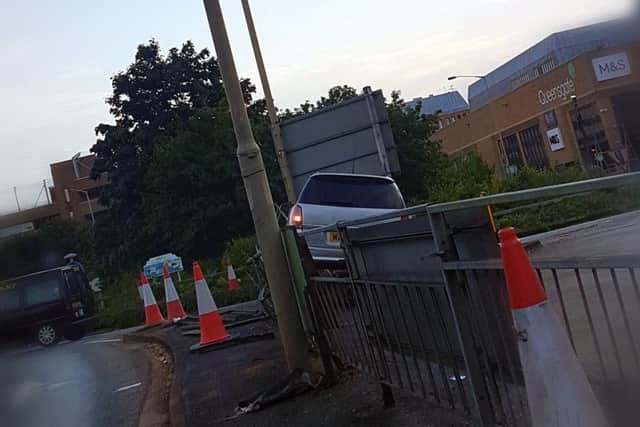 The scene of the crash on Bourges Boulevard. Photo: Chris Harris