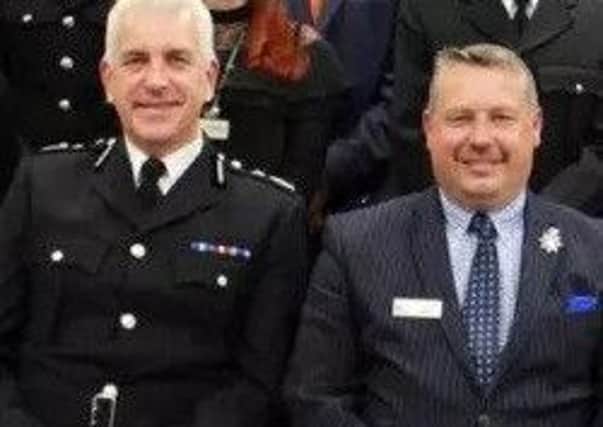 Chief Constable Alec Wood and PCC Jason Ablewhite