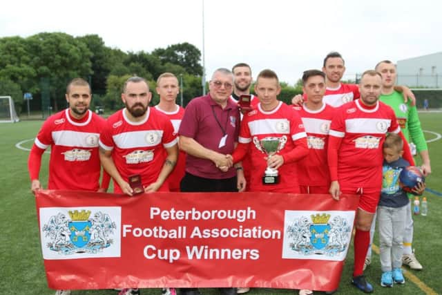 Peterborough Polonia won the first PFA seven-a-side competition. Photo: Robert Windle.