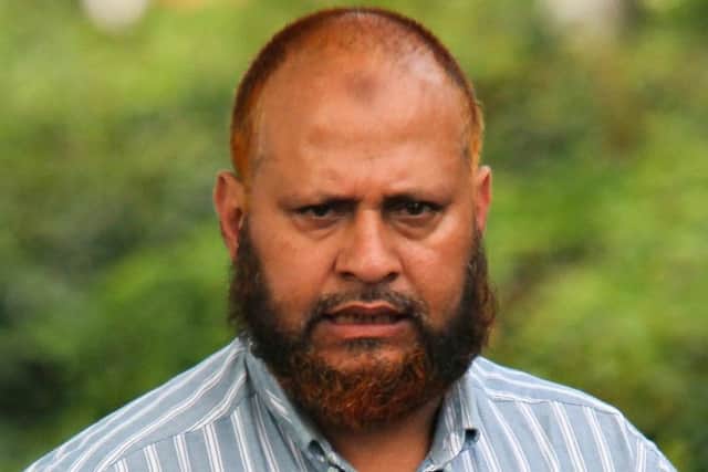 Tahir Khalil arrives at court., Tahir was captured on a dashcam doing a U-Turn on a dual carriage way.
Crown Court, Peterborough
Thursday 20 July 2017.
Picture by Terry Harris. THA