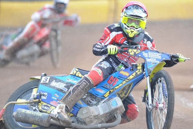 Paul Starke was involved in a key last heat for Panthers at Redcar.