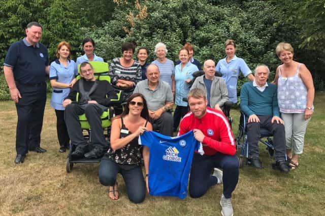 Longueville Court summer fete was officially opened by Peterborough United's Manager Grant McCann and Club Chief Executive Bob Symns.