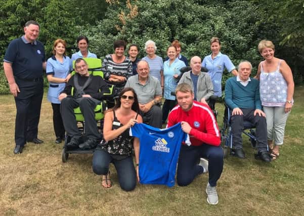 Longueville Court summer fete  was officially opened by Peterborough United's Manager Grant McCann and Club Chief Executive Bob Symns.