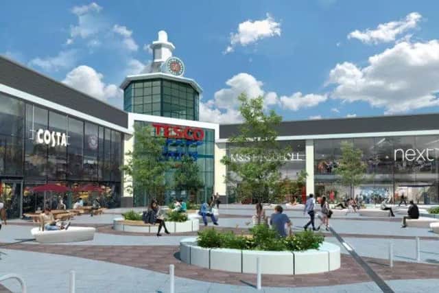 An artist's impressions of how the centre will look when complete