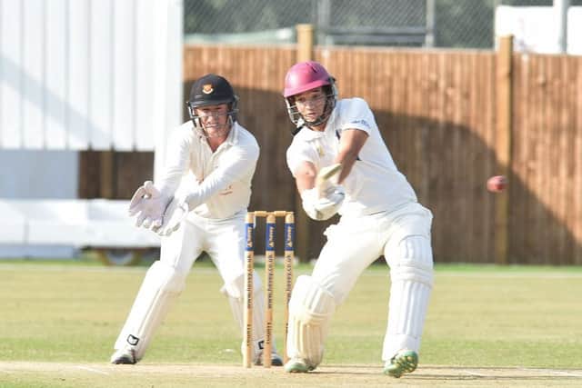 Peterborough Town skipper David Clarke in action.