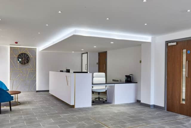 The reception area at Northminster House.