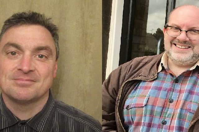 Michael Alexander (left) and Dr Christian DeFeo
