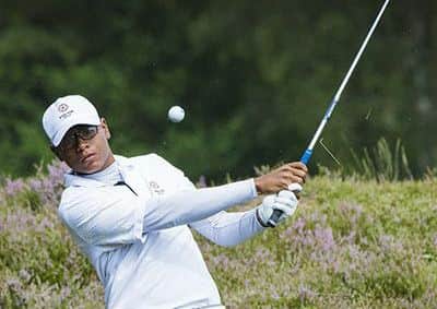 Robin Tiger Williams in action at the English Under 18 Open. Picture: Leaderboard Photography