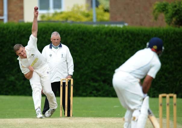 Sam Rippington of Wisbech picked up two wickets for Cambs in Buckinghamshire.
