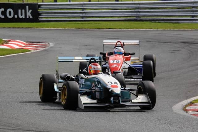 Ashley Dibden leads the way at Oulton Park. Picture: Norwich Photo