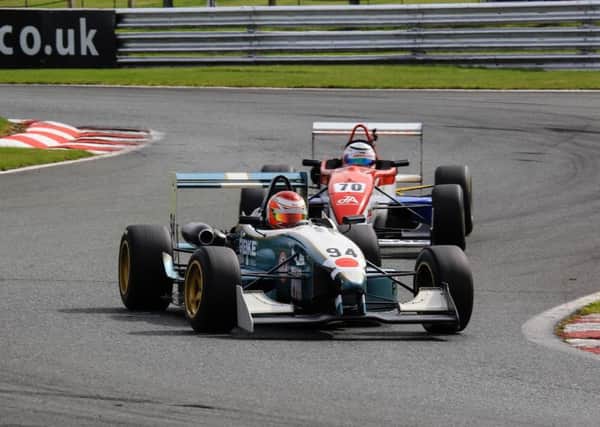 Ashley Dibden leads the way at Oulton Park. Picture: Norwich Photo