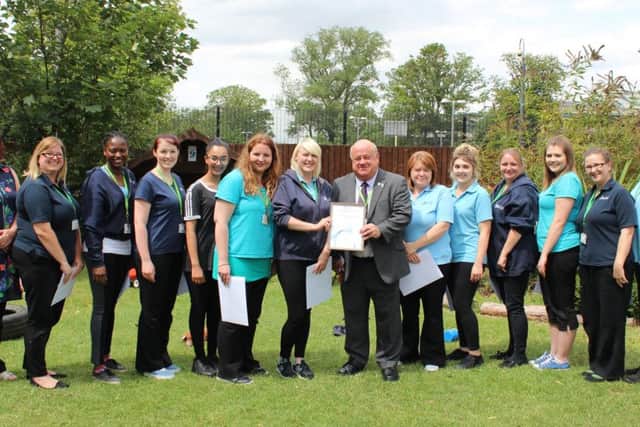 Staff in the nursery team