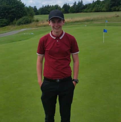 Greetham's junior champion Joe Sargood.