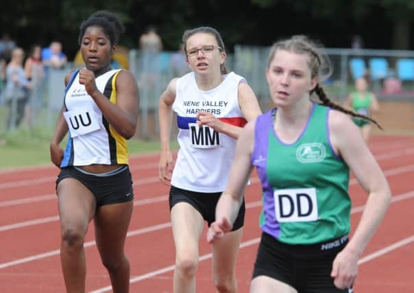 Olivia Mead ran well for Nene Valley Harriers at Ware.