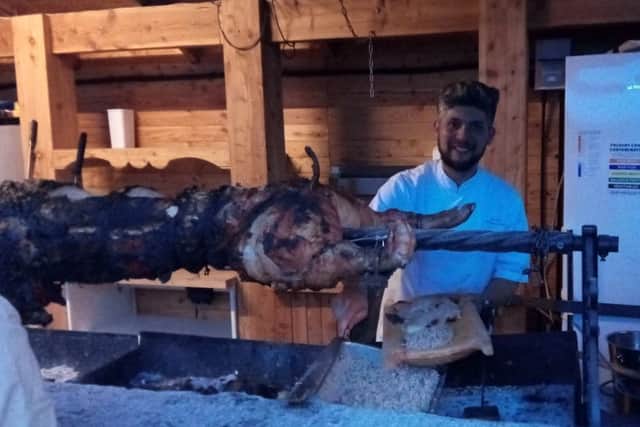 Damian Wawrzyniak on the hog roast at House of Feasts