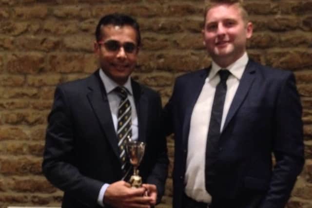 DInesh Swaminathan (left).