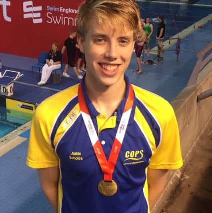 Jamie Scholes won gold and silver.