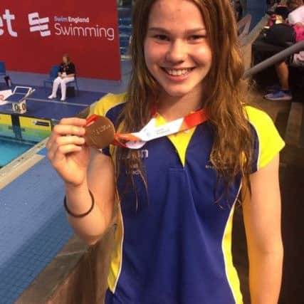 Mia Leech won a bronze medal.
