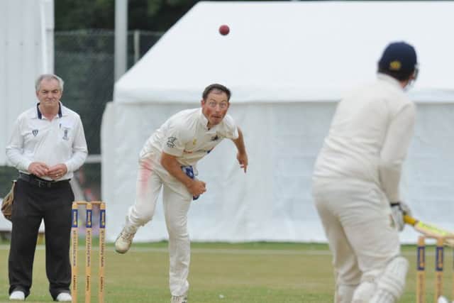 Paul McMahon claimed three wickets and scored 35 for Peterborough Town at Horton House.