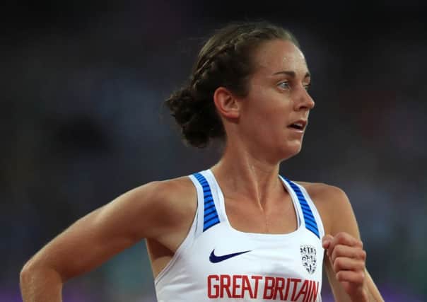 Great Britain's Charlotte Taylor competes in the women's 10000m during day two of the 2017 IAAF World Championships at the London Stadium. Picture: John Walton/PA Wire