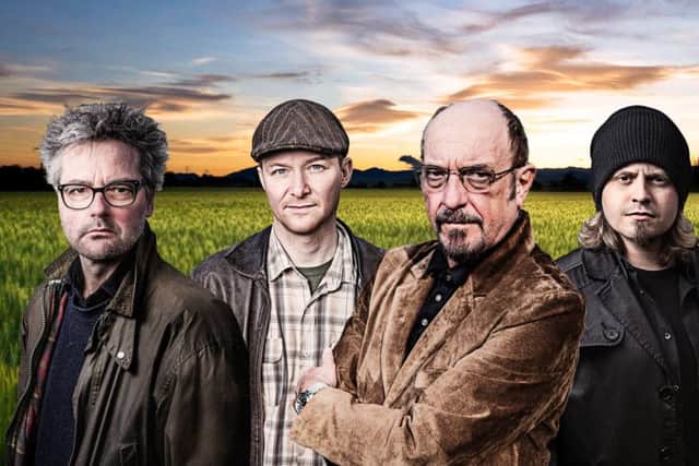 Ian Anderson and some of the band members