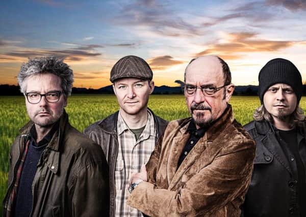 Ian Anderson and some of the band members