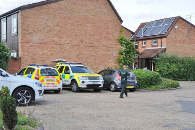 Police attend an incident at Freston, Paston EMN-170708-170415009