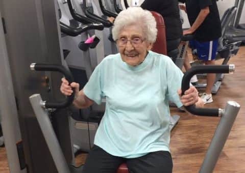 Gertrude Ciabanu at the Manor Leisure Centre