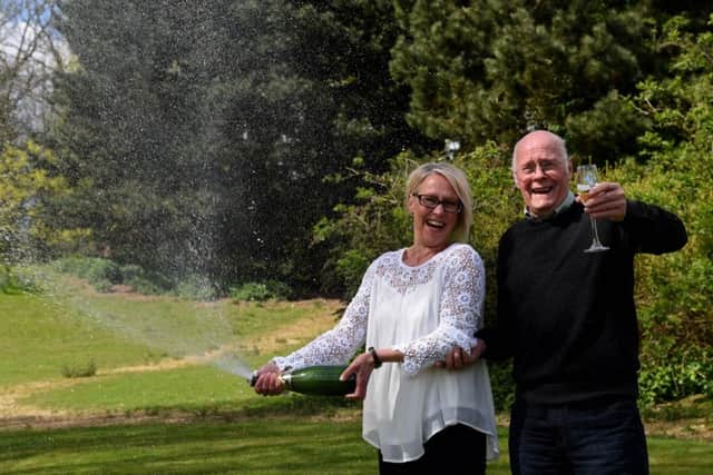 Photo by Liz Finlayson/Vervate
Lotto Winners Derek Daniels and his daughter Lorraine Daniels from Peterborough
