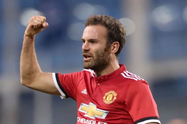 Charitable Manchester United star Juan Mata.