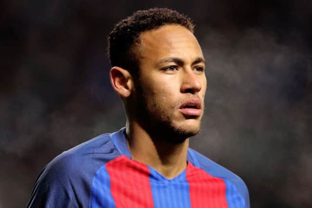 Filthy rich Neymar.