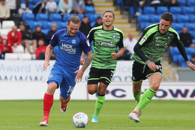 Posh striker Jack Marriott.