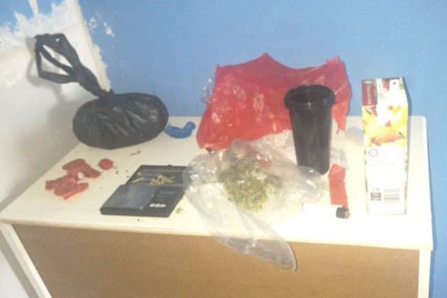 The drugs recovered by police