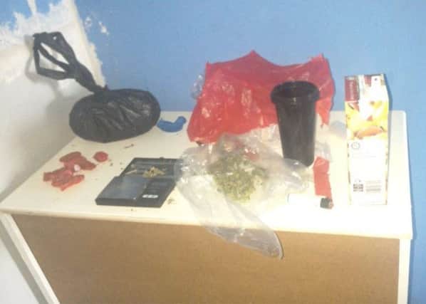 The drugs recovered by police
