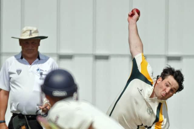 Ali Sharp bagged 5-50 for Market Deeping against Grimsby.