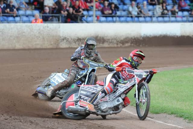 Paul Starke battled gamely for Panthers at Newcastle.