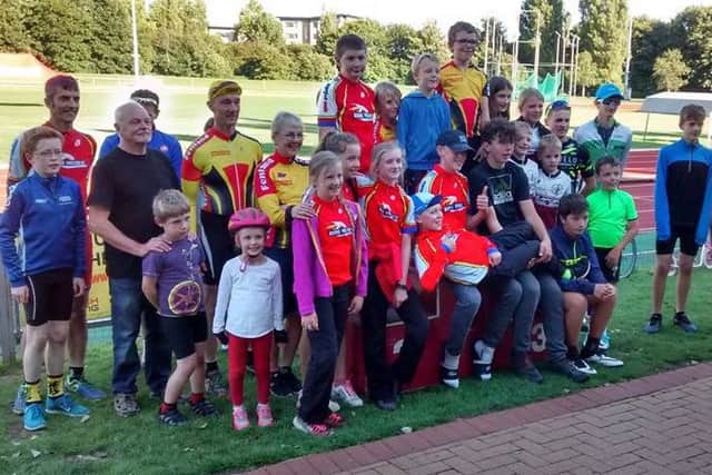 Pictured are the award winners at the Fenland Clarion grasstrack meeting at the Embankment.