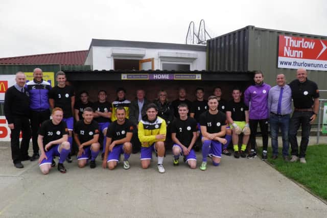 Wisbech St Mary FC unveiled their upgraded home ground, which will improve the experience for players and fans. The first team (pictured above) and club staff are delighted with the improvements.