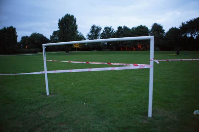 Police incident in Yaxley,Yaxley recreation ground, PeterboroughMonday 14 August 2017. Picture by Terry Harris. THA