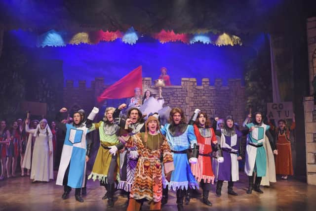 Monty Python's Spamalot dress rehearsal by Key Youth Theatre. EMN-170816-223056009